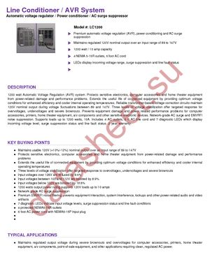 LC1200 datasheet  